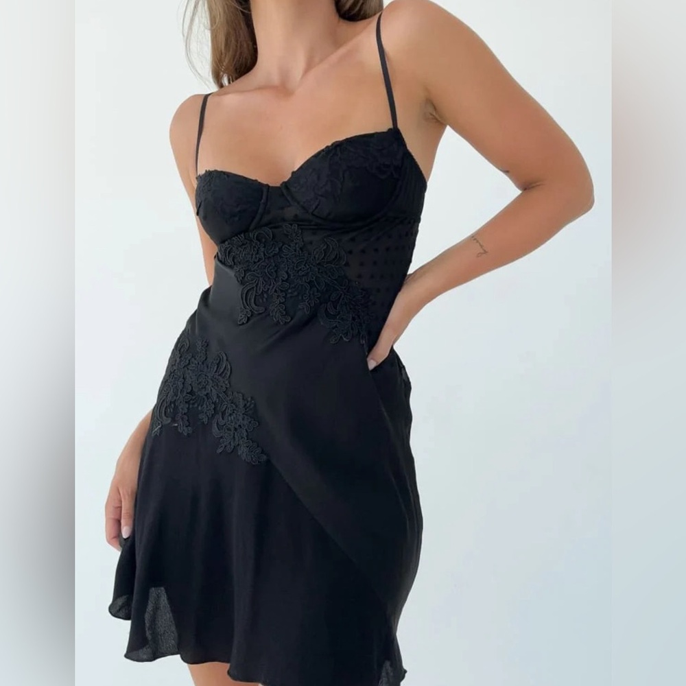 Rumored BLACK SWAN MINI DRESS XS